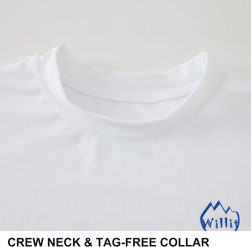 Willit Boys Rash Guard Swim Shirt Baby/Toddler Long Sleeve UPF 50+ Sun Protection SPF Quick Dry Shirt - Image 4